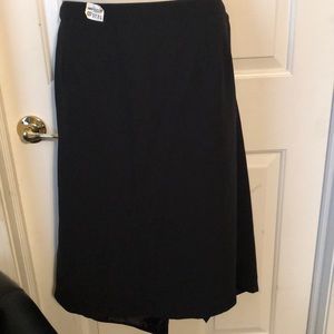 Black Pencil Skirt Elastic Waist Plus Size 24W